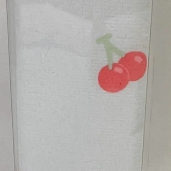 New / The Creme Shop Microfiber Hair Towel with Cherry Design - Picture 2 of 4